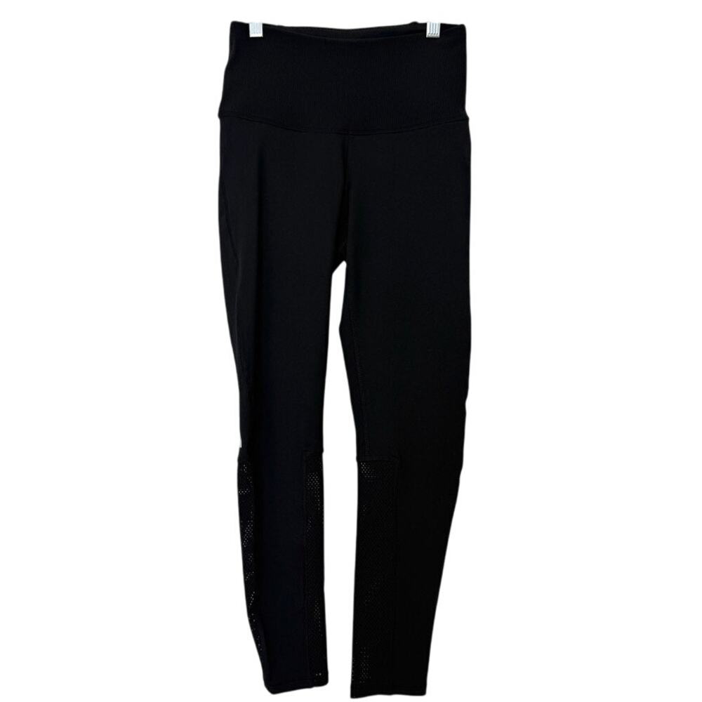 The North Face Mesh Panel Leggings Black High-Rise‎ Size Small Activewear